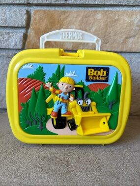 Vintage Bob the Builder Thermos 3D Lunch Box